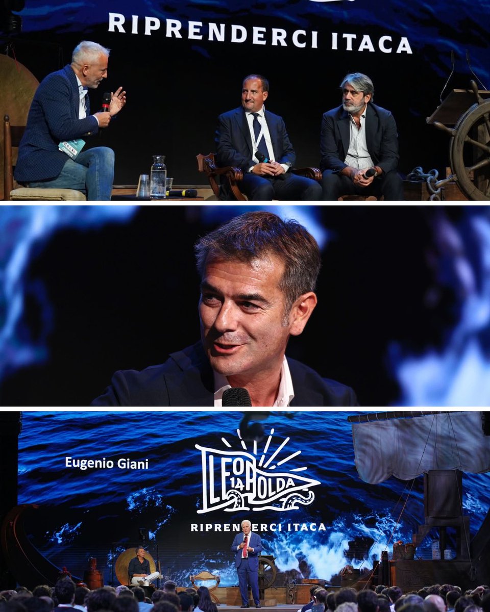 ItaliaViva's tweet photo. La prima serata della Leopolda 14 - Riprenderci Itaca è stata fantastica: migliaia di persone, una comunità che si ritrova e soprattutto la voglia di discutere, ascoltare e costruire insieme.
E siamo solo all’inizio. Oggi si continua con la seconda giornata in viaggio verso Itaca ⛵️