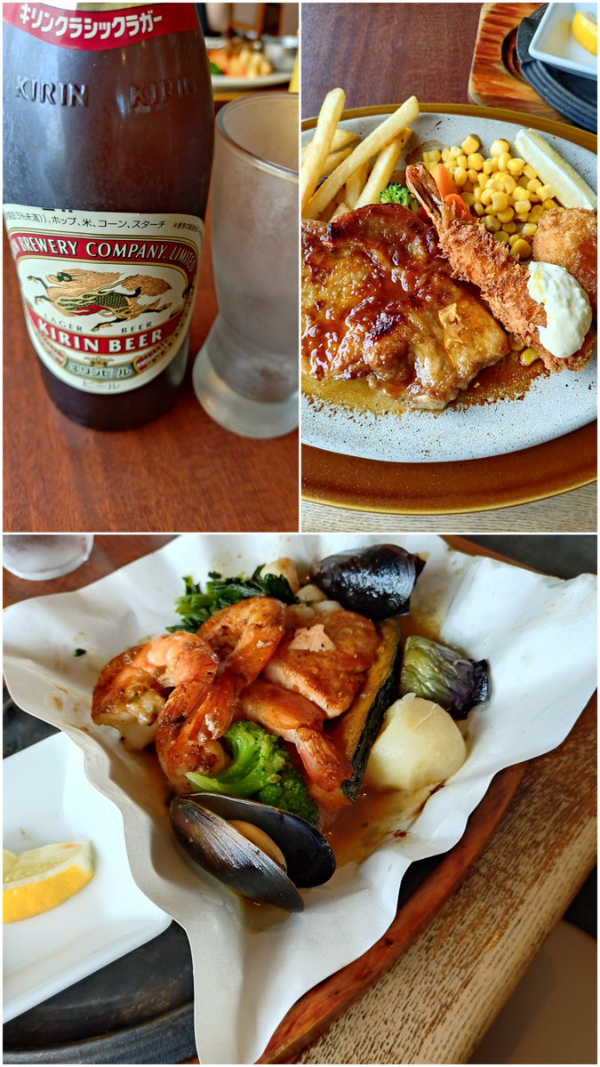 sake_chikara's tweet photo. いつものロイホで昼飲み🍺開始❗ https://t.co/sy1GR8Qarh