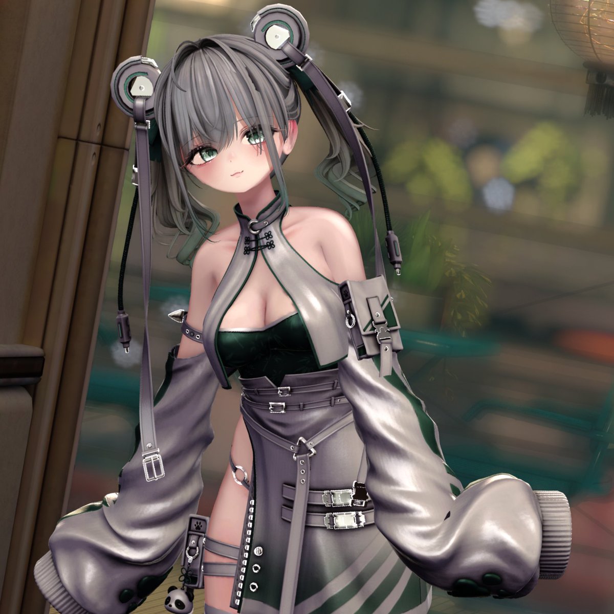 meuteya__'s tweet photo. 🤍🐼💚
#BITE_vrc #Airi3D https://t.co/FTPCP76qx8