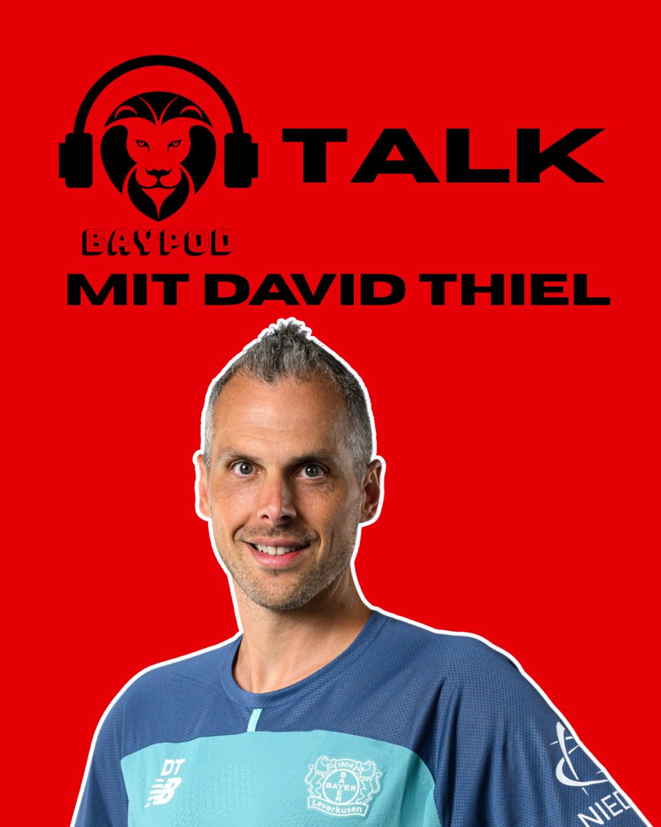 baypod04's tweet photo. Wir sind natürlich am heutigen Feiertag für euch am Start mit einem neuen #BayPod-Talk.
#Bayer04-Torwarttrainer David Thiel hat sich Zeit genommen und über seinen Werdegang, seine Philosophie, die unrühmlichen Reaktionen gegen Mark Flekken u.v.m. zu sprechen.
Reinhören! 🎧 https://t.co/DoqpYuERLp