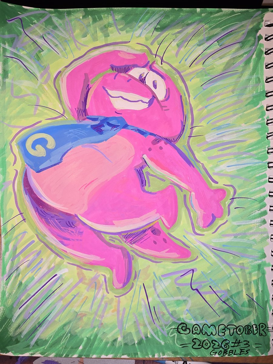 DoodleHasDoods's tweet photo. THE GOATTT #gameoversetober2026 (3/31) https://t.co/T5RE861p8M