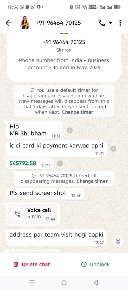 Shubha33214's tweet photo. @ICICIBank @ICICIBank_Care 
Who gives rights to icici bank to hack illegally my phone and call my relatives I'll share video recording of it. https://t.co/1bDIbu0G1b