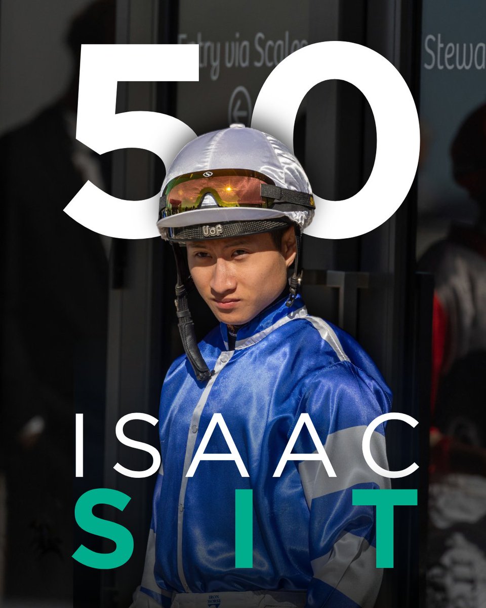 RacingSA's tweet photo. ⭐ 50 WINS FOR ISAAC SIT ⭐
Isaac scored his 50th win today aboard The Stalker for Gordon Richards &amp; Damien Moyle in the Spry Civil Construction Reg Nolan Flying Handicap at Murray Bridge. Congratulations Isaac! https://t.co/8ds937g8C4