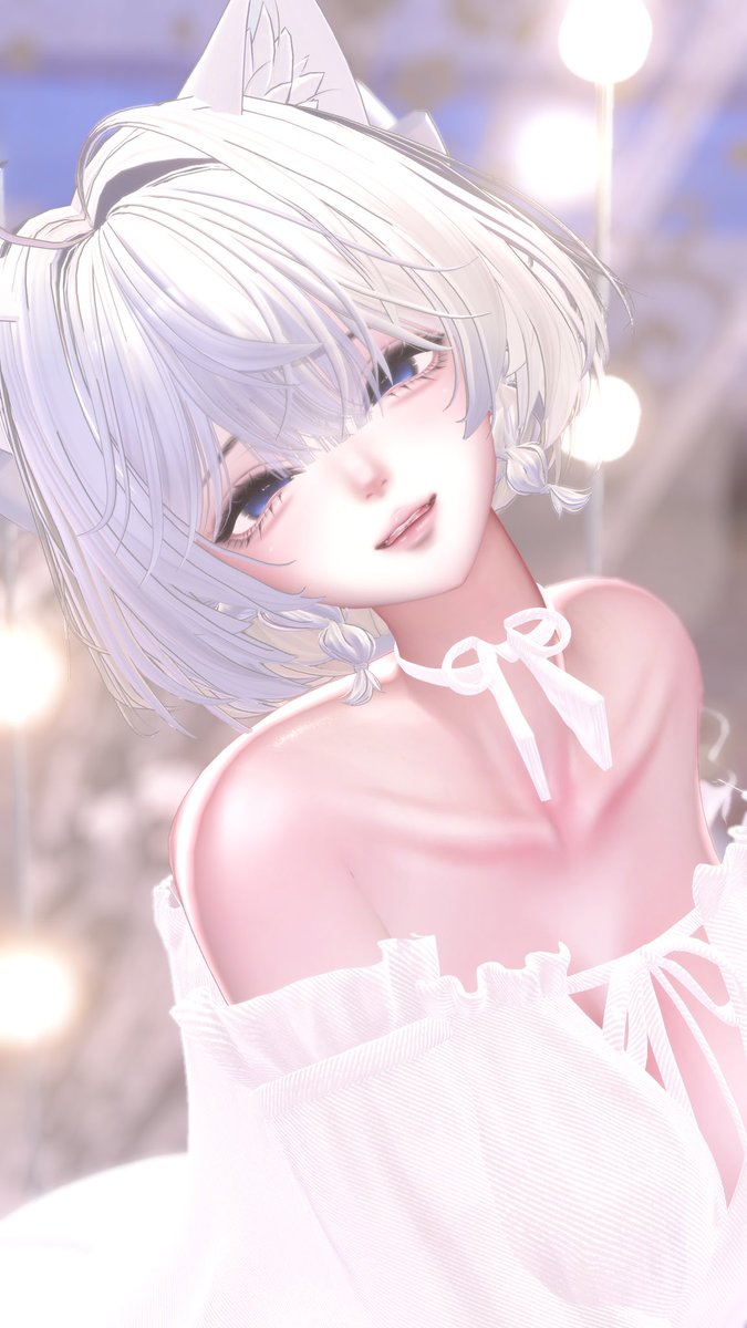 m1yq8's tweet photo. meow ~~ 🐾

#VRChat #misaki3D https://t.co/Q5i37Eq0bs