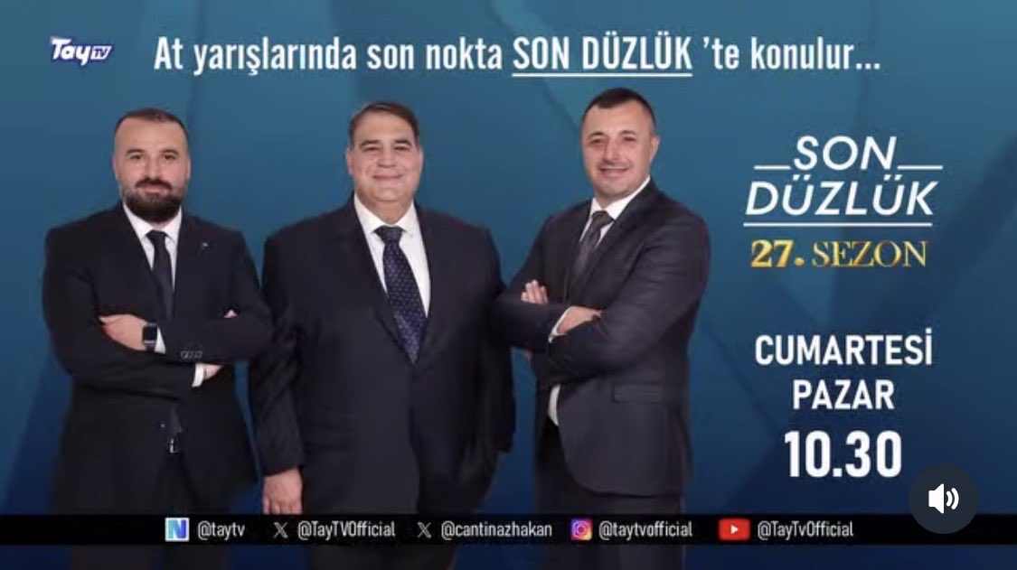 cantinazhakan's tweet photo. SON DÜZLÜK  Başlıyor…
📍 Tartışmalı koşuların analiz ve değerlendirmesi
📍Sektör istatistik tabloları ve değerlendirme 📊 
📍Sektördeki gelişmeler ve aşım sezonuna doğru “Aygır analizleri”
📍Bugünkü Ankara ve İzmir  yarışlarından son dakika bilgileri ve çok daha fazlası 📢
📍Katkı ve katılımlarınız bizler için çok değerli 😎 
📍Nostalji köşesi ve sürpriz hediyeler
Bekleriz…
👉 YouTube : https://t.co/AyvdBJ3OPa
#sonduzluk @TayTVOfficial #hipodromcom #fanatik