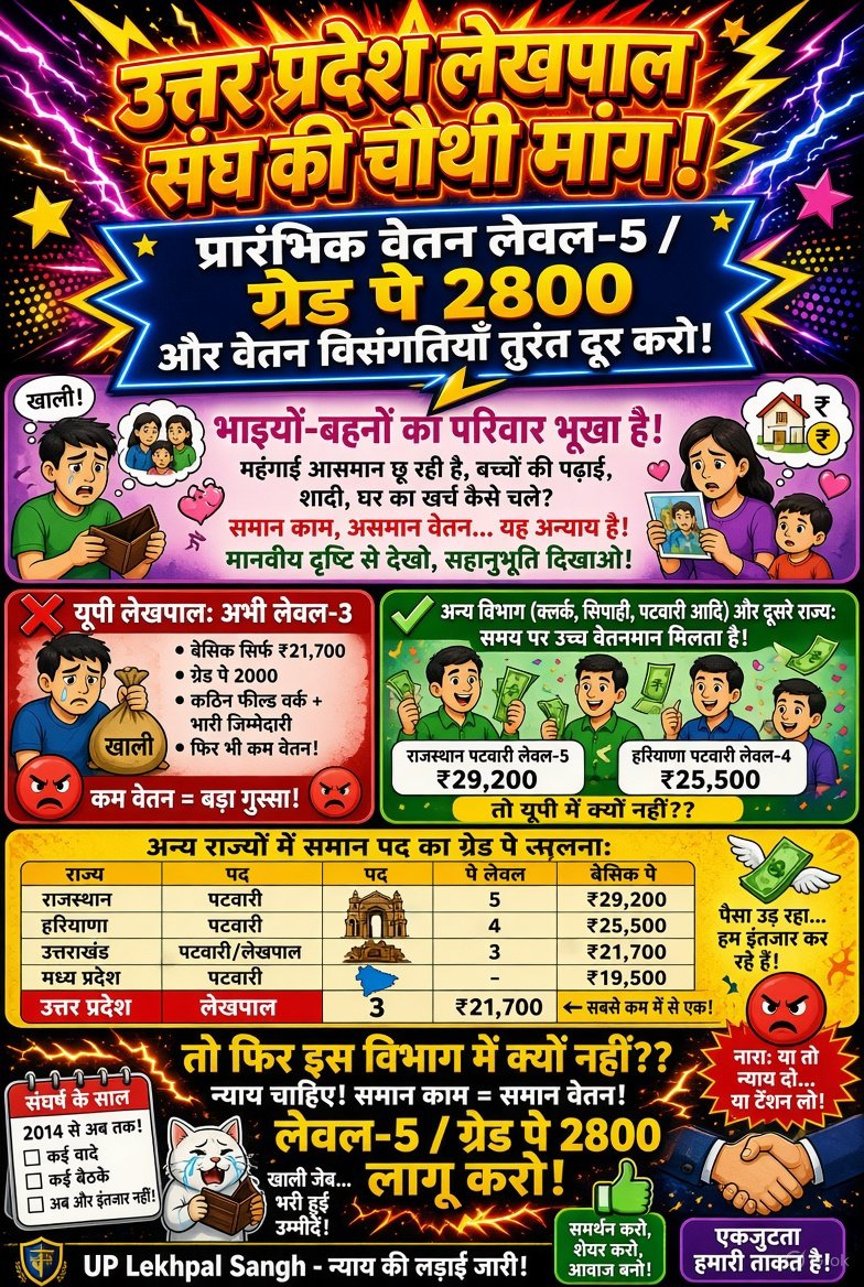 KumarSande52195's tweet photo. #लेखपाल_की_मांग 
@aajtak 
@CMOfficeUP 
@brajeshpathakup 
@DainikBhaskar 
@JagranNews https://t.co/ulpidEIrhI