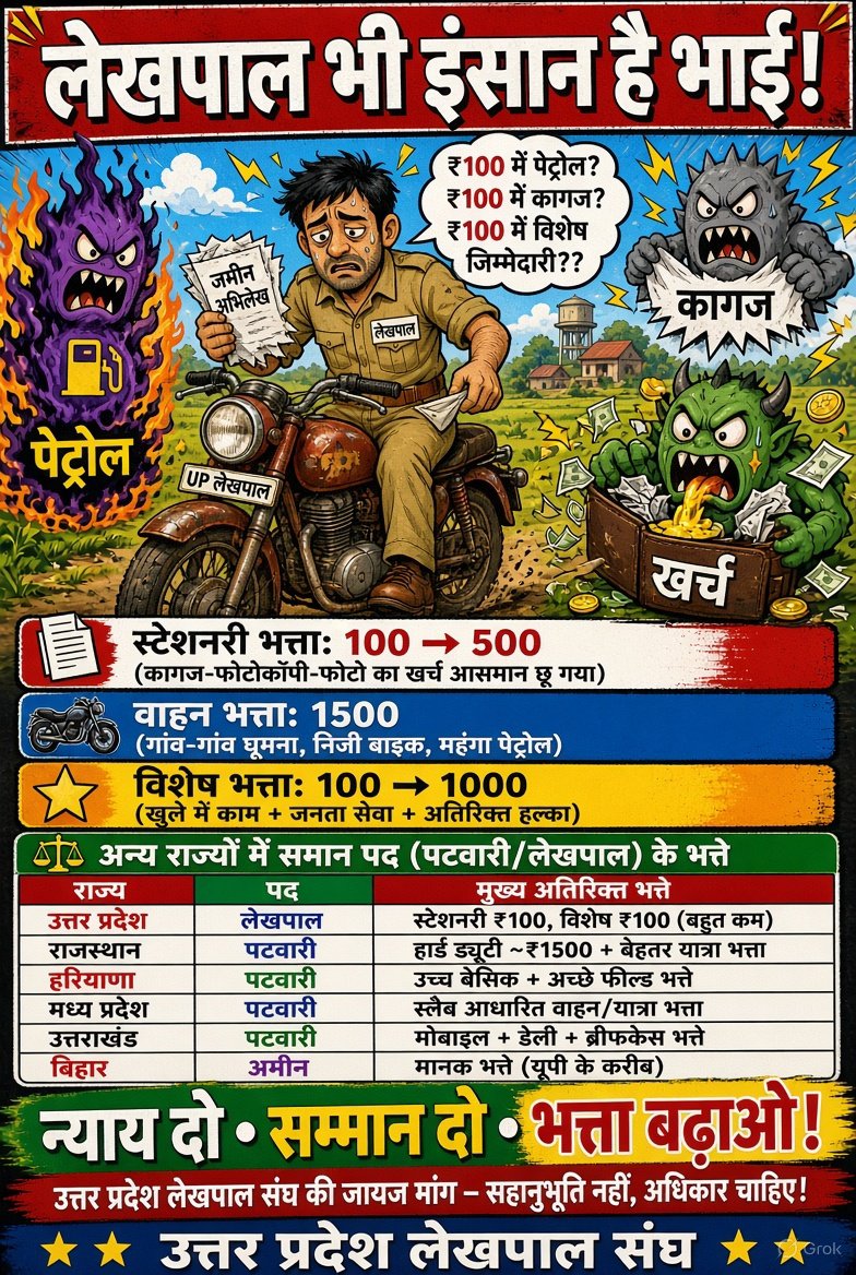 KumarSande52195's tweet photo. #लेखपाल_की_मांग 
@aajtak 
@CMOfficeUP 
@brajeshpathakup 
@DainikBhaskar 
@JagranNews https://t.co/ulpidEIrhI