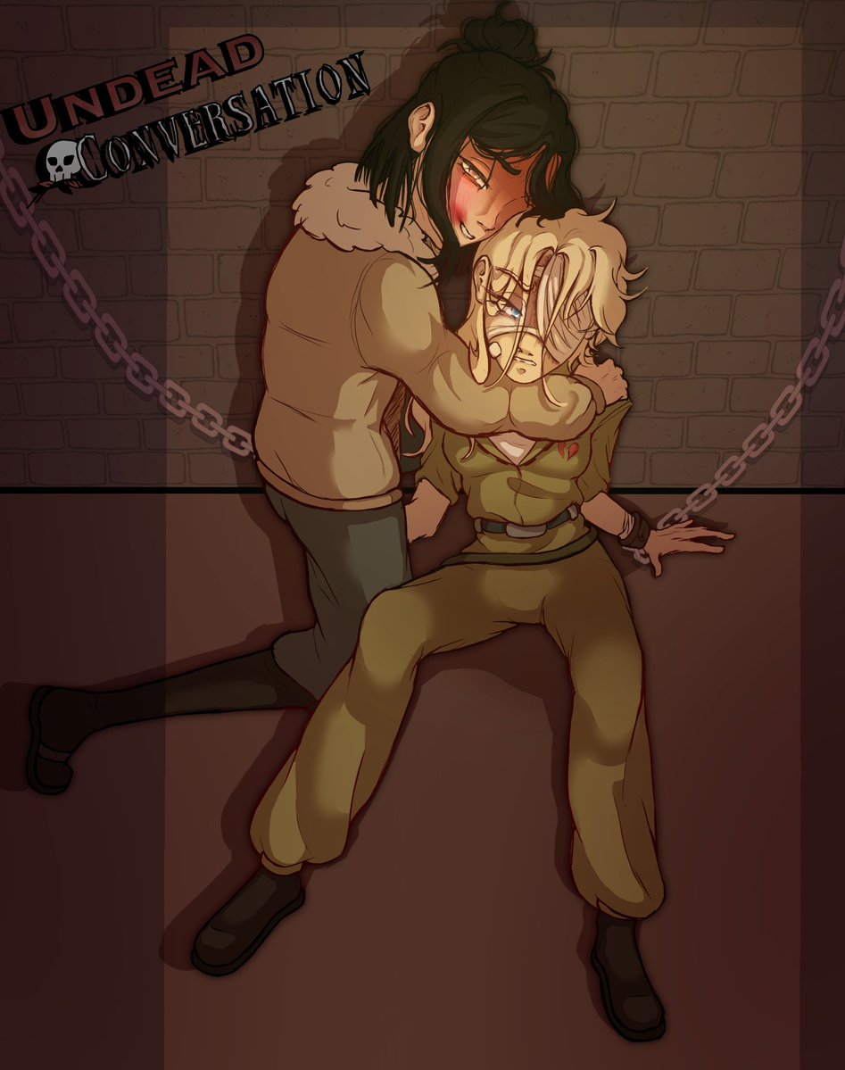 MidnightRoseDev's tweet photo. I am proud to say I participated in the #UndeadConversation game as an artist, working on cutscenes and sprites

Undead Conversation is free on Itch! https://t.co/g4274aacyL
#SpooktoberVNJam https://t.co/iJcxcPdXbV