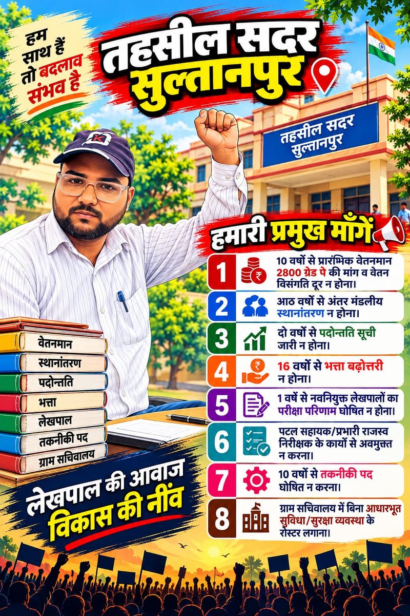 pkmishra420's tweet photo. #लेखपाल_की_मांग #लेखपाल_की_जायज_मांगे https://t.co/frBjxbscdC