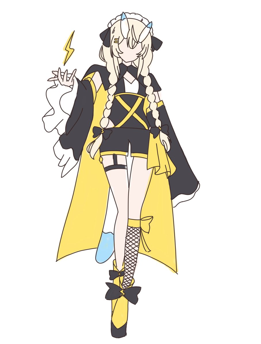 cucumber_yeah's tweet photo. 魔法少女の敵みたいな服を考えたかったけど難しかったぜ…🫠😌
※捏造衣装 https://t.co/fr4Kyu6vbt