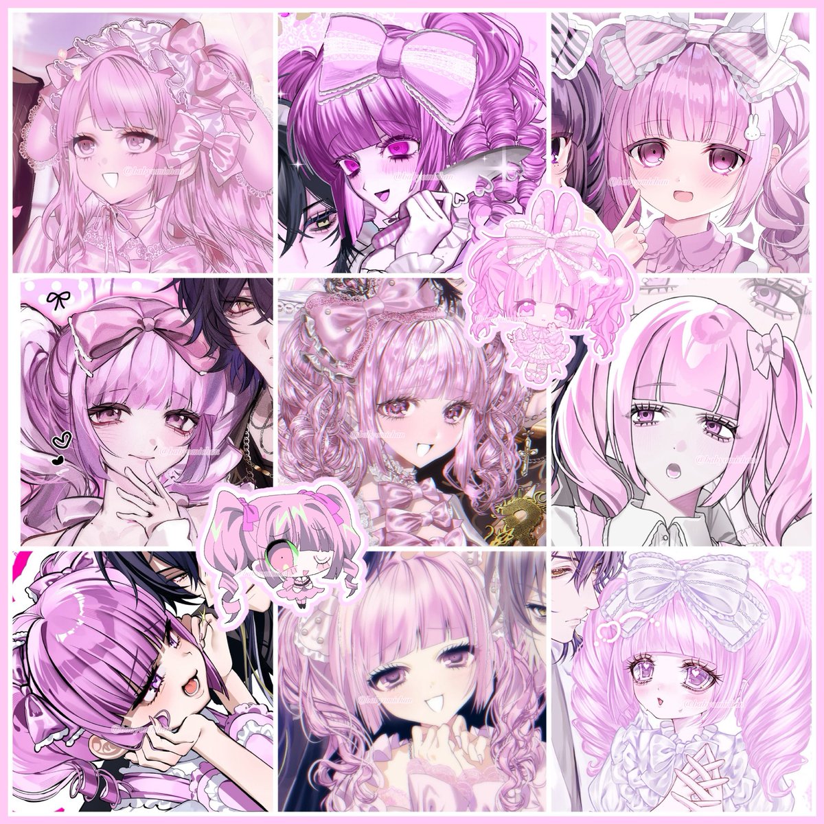 SNGUHROM's tweet photo. 🎀#OC🎀全て頂き物♡꒰ᐢ ㅠ ·̫ ㅠ ᐢ꒱
⚠︎夢絵相手映り込み注意 https://t.co/anejHtYBGG