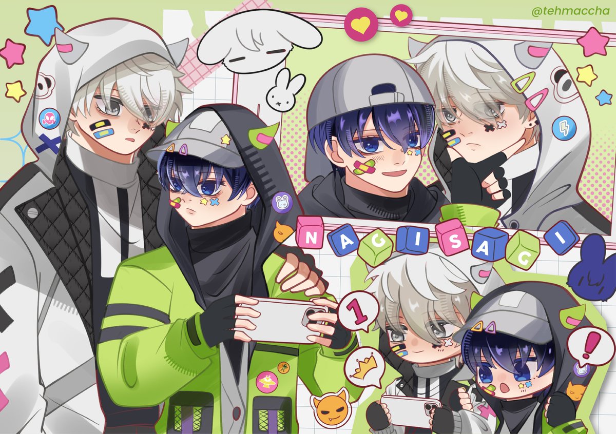 tehmaccha's tweet photo. sketchpage practice ft #nagisagi #ngis 💫 https://t.co/xNaWYBCzUY