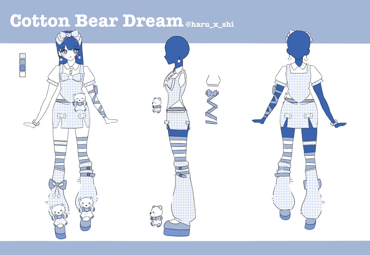 haru_x_shi's tweet photo. #프로세카 #하운드투스패턴의상디자인
여성용-Cotton Bear Dream https://t.co/wy8AP5o9mG