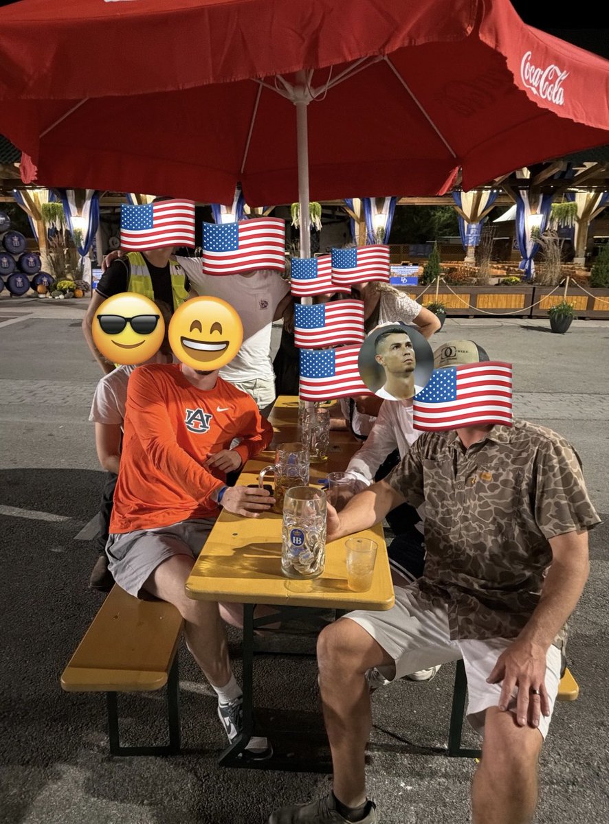FreddyLA7's tweet photo. That’s it I’m moving to Alabama!

Our first evening here at the Oktoberfest in Cullman was legendary. We met so many cool locals and when the Fest closed at 11pm we started our own table in the now empty festival grounds. We started as four people and everyone who wandered by throughout the night joined us. By the end we were a huge group sitting there until 2am. Everyone here is just so open and welcoming. I love it!!!