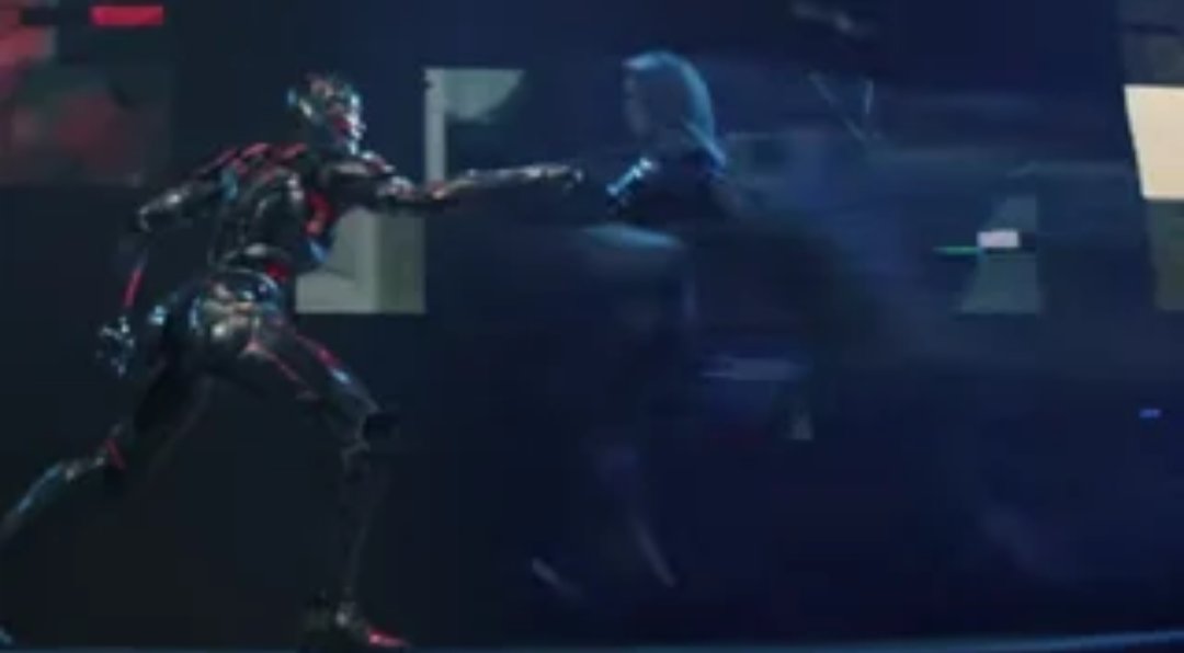 Sksj002's tweet photo. Agatha in 'Vision Quest' Trailer 

Is this Agatha?

we know Agatha and Wiccan are supposed to appear in the Finale of VisionQuest, and we also know that now Agatha is a Ghost. 

So It looks like this part of the new VisionQuest trailer shows Agatha as a Ghost, but she is so fast that they make her look like Speed.