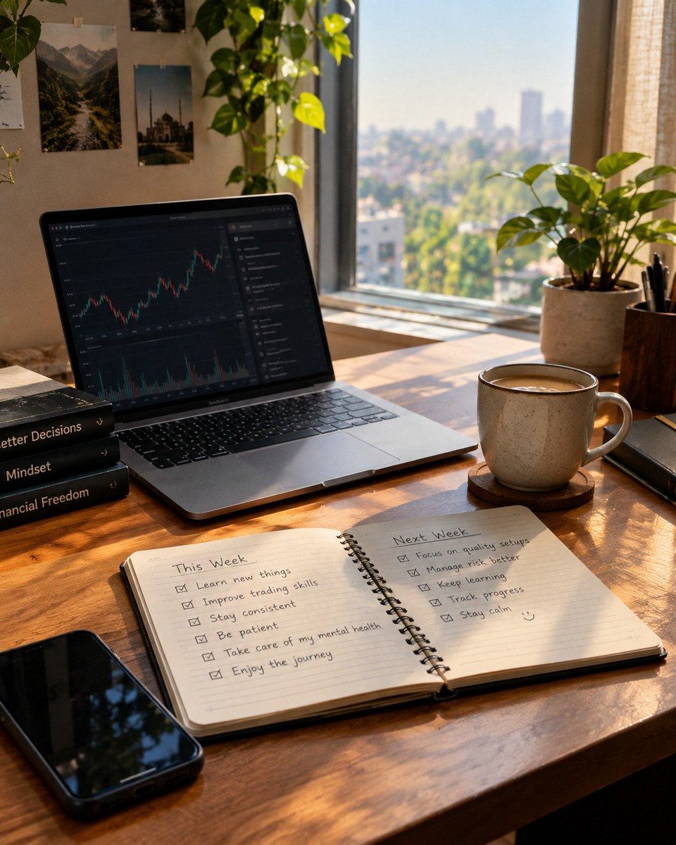 ramzancrypto786's tweet photo. Good Afternoon & Happy Saturday ☀️

Another week done.

This week was a mix of learning, creating, testing new ideas, watching the market, and understanding what works and what doesn’t.

Not every post performs.
Not every idea works.
But every week leaves something to learn from.

That’s what keeps this journey interesting.

Today is for a little reset, looking back at the lessons from this week, and getting ready for the next one.

Keep learning. Keep improving. Keep showing up. 🤝

What was your biggest lesson this week?
