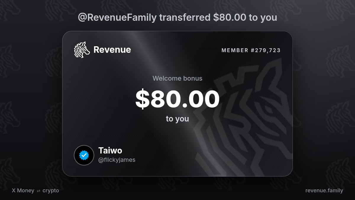 flickyjames's tweet photo. Nice one. $80.00 from @RevenueFamily https://t.co/NBpko1B1xH