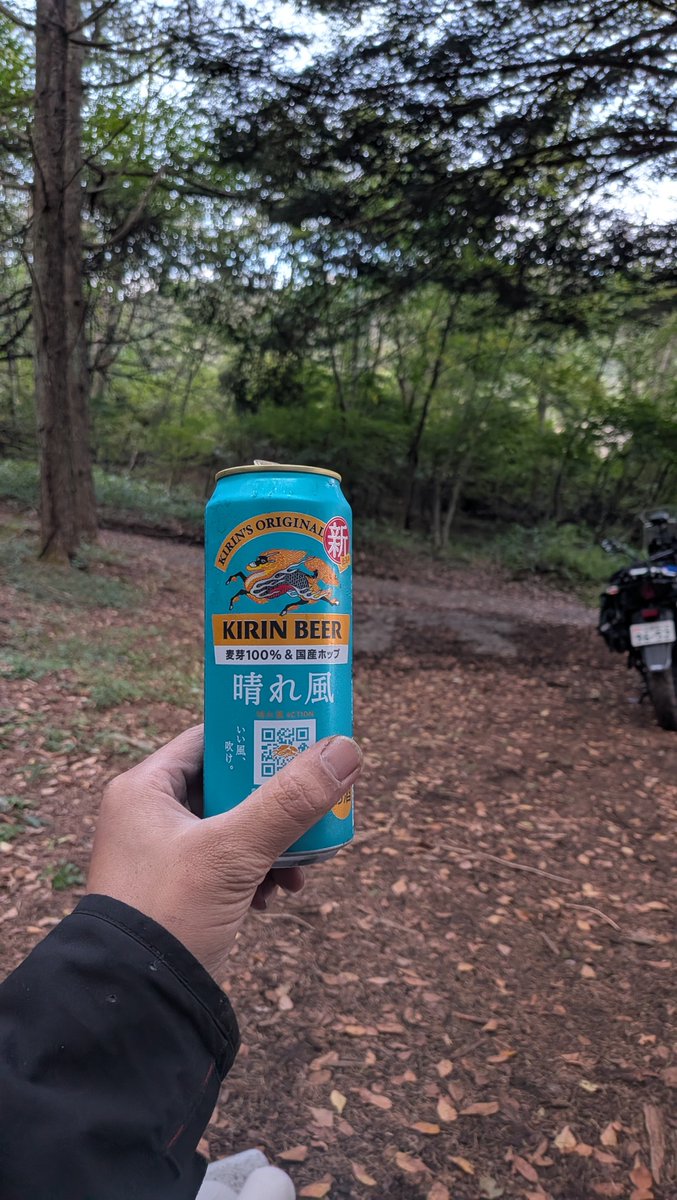 ginzow's tweet photo. バイクで来てちょこっと入り口を整備したしもうのんでいいよね https://t.co/TMB8hU23yu