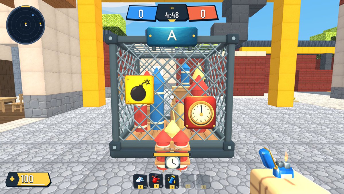 OpsBrick's tweet photo. @GameTikker Plant the charge, protect it and light up the sky in Defuse. #BrickOps is a colourful multiplayer arena shooter with map building and character customization. Free beta on Windows + macOS this weekend. Request Access on Steam.
https://t.co/4dqMkfFo9D https://t.co/241oi24fVC