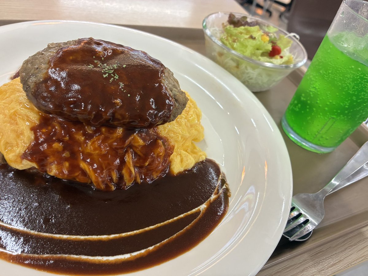 Muscat_mikann's tweet photo. お昼はオムライス食べたよ‼️ https://t.co/imOjkvBRQ7