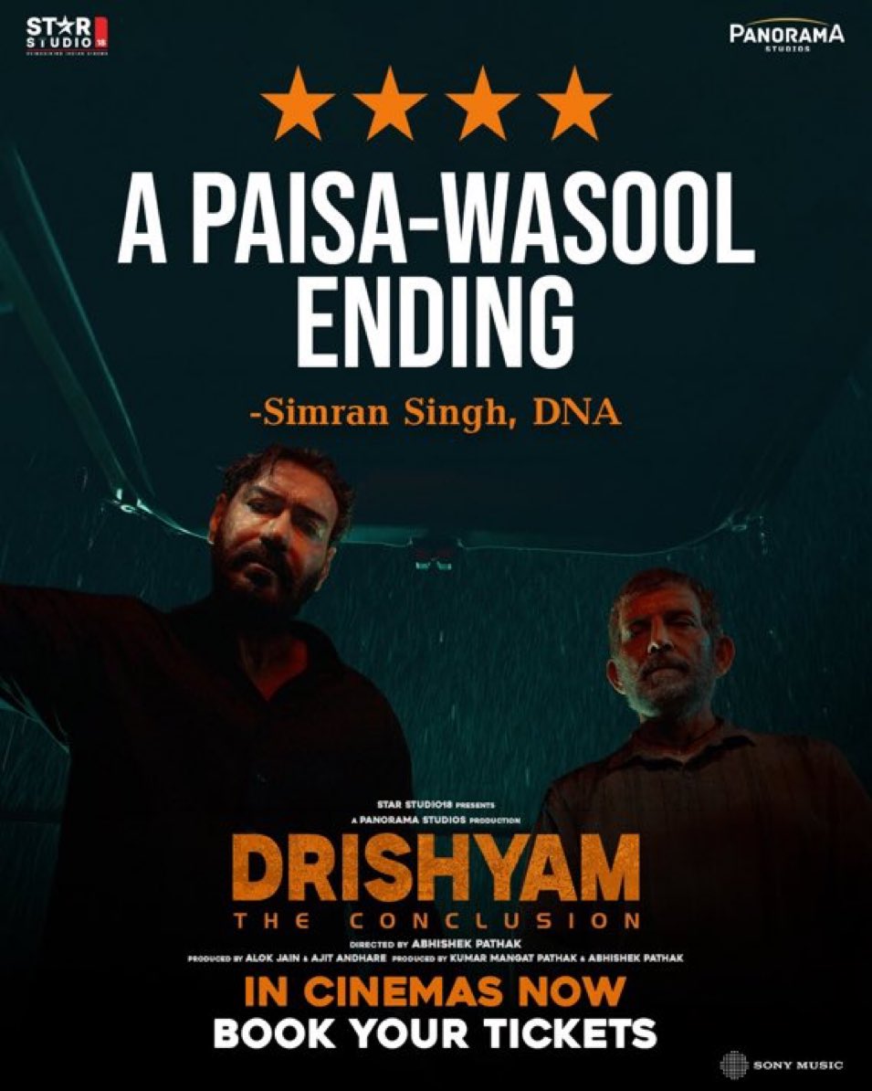 itscinemaoficl's tweet photo. Top 10 All Time Bollywood Worldwide Openers Films !!

1. #DhurandharTherevenge : ₹241Cr
2. #Jawan: ₹129Cr
3. #Animal: ₹116Cr
4. #Pathaan: ₹106Cr
5. #DrishyamTheConclusion : ₹95Cr
6. #Tiger3: ₹94Cr
7. #War2: ₹83Cr
8. #Stree2: ₹80Cr
9. #ThugsOfHindostan: ₹79Cr
10. #War: ₹78Cr