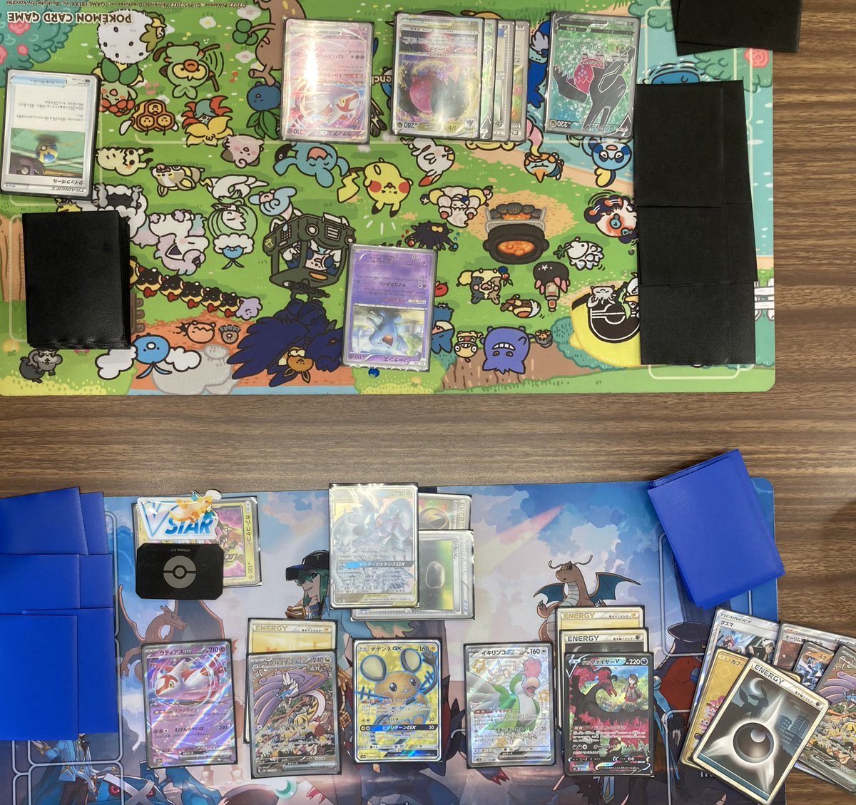 TCG_library's tweet photo. 土曜日のエクストラバトルの日は10名様で行われました！

優勝(3-0)三神GX＋タケルライコex

スタンダード構築のメガドリュウズも2-1の活躍でした😳
ご参加頂きました皆さま、ありがとうございました😌 https://t.co/JiIn2XNeNO