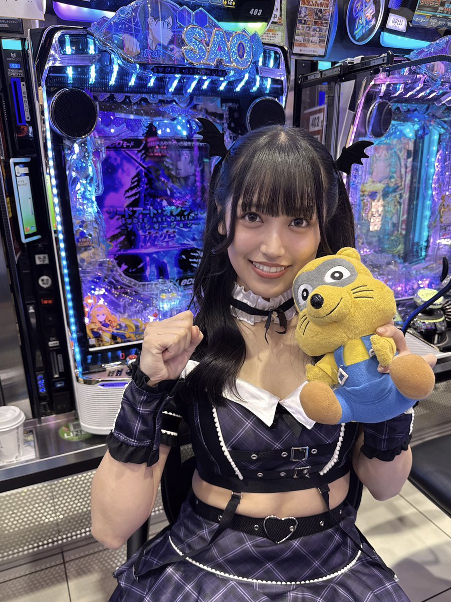 nishioriri_'s tweet photo. 今から「ソードアート・オンライン-アリシゼーション-夜空」打ちます！！
頑張るぞー！！🌠

 #���ードアート・オンライン
 #サンシャインKYORAKU平針店
 #pr https://t.co/EqLT3XCRnS