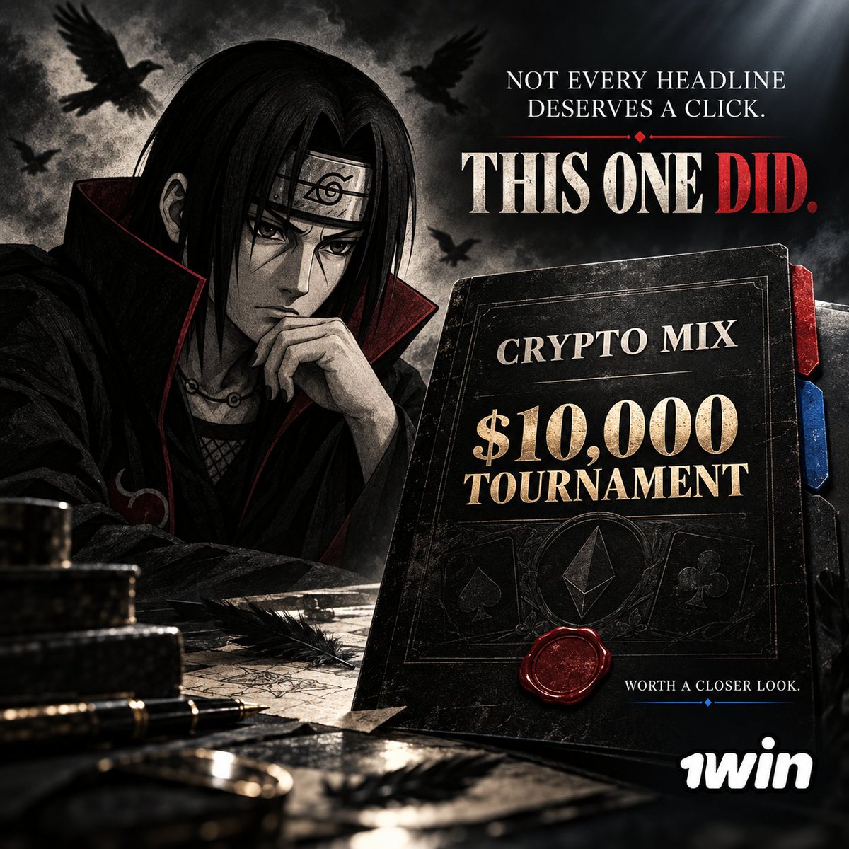 _Dizzyjames's tweet photo. Not every tournament needs a six-figure headline to earn my attention.

1WIN put $10,000 behind Crypto Mix and openly made the smaller tournament format part of the appeal.

No exaggerated promises needed. 

Just a game people already play, a real prize pool and a clear reason to check the tournament page.

This one deserves a closer look.

Who is entering? 👀
