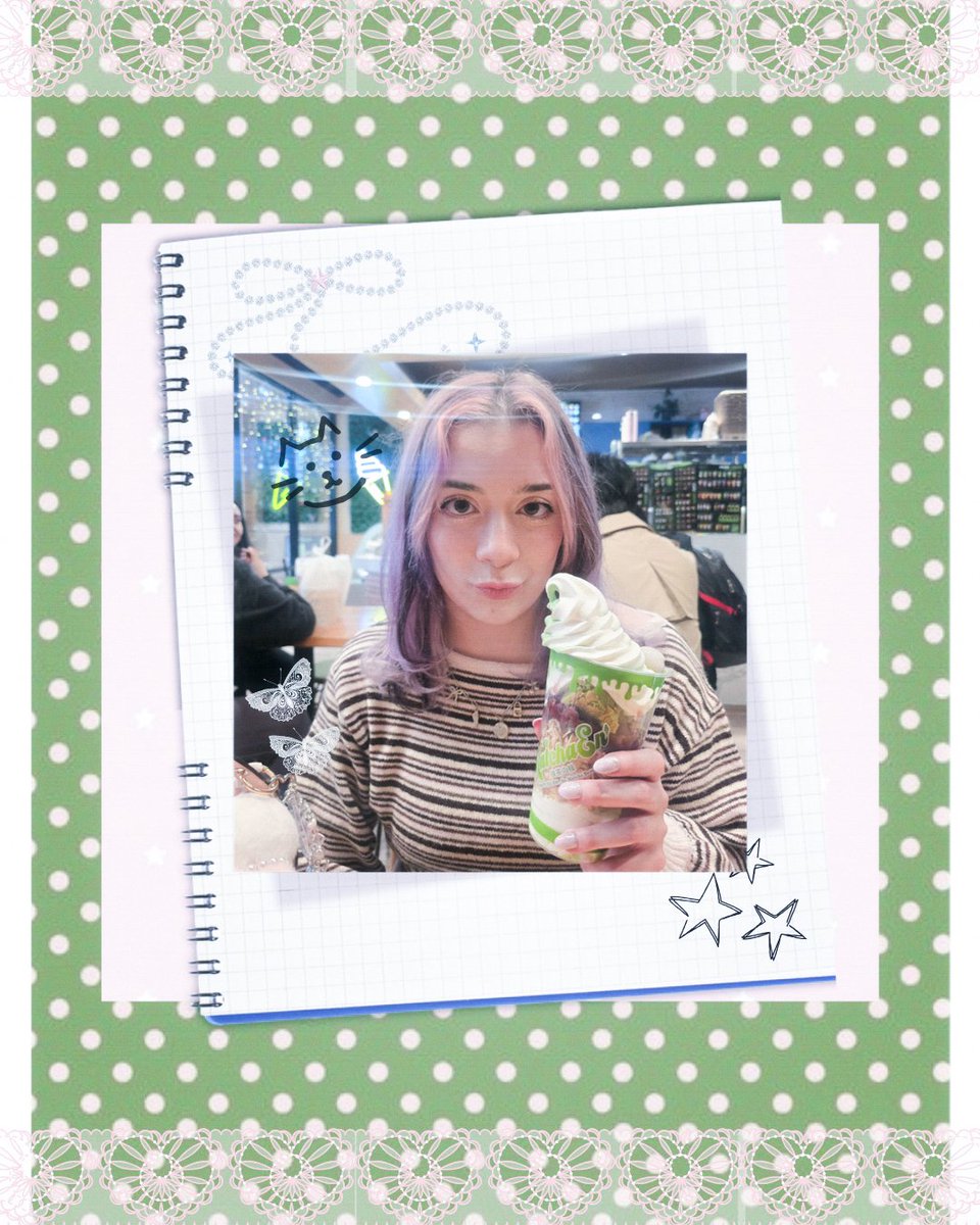 digitulily's tweet photo. Thought id share this here too 🩷🍦

#matcha #art #photography #editing https://t.co/XXCzPhRfVi