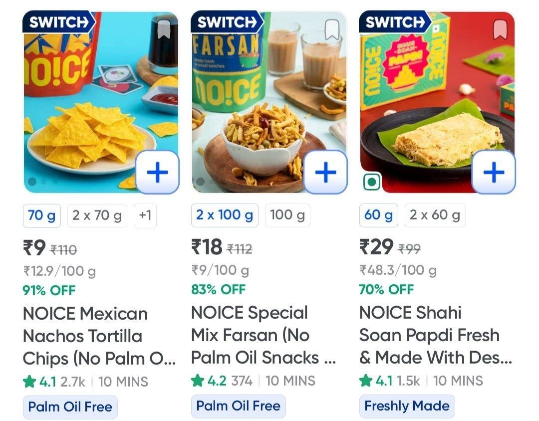 TechEarnTips's tweet photo. Swiggy Instamart Loot : 

Search : Noice

*Selected Pincodes https://t.co/gCnBPqDQo1
