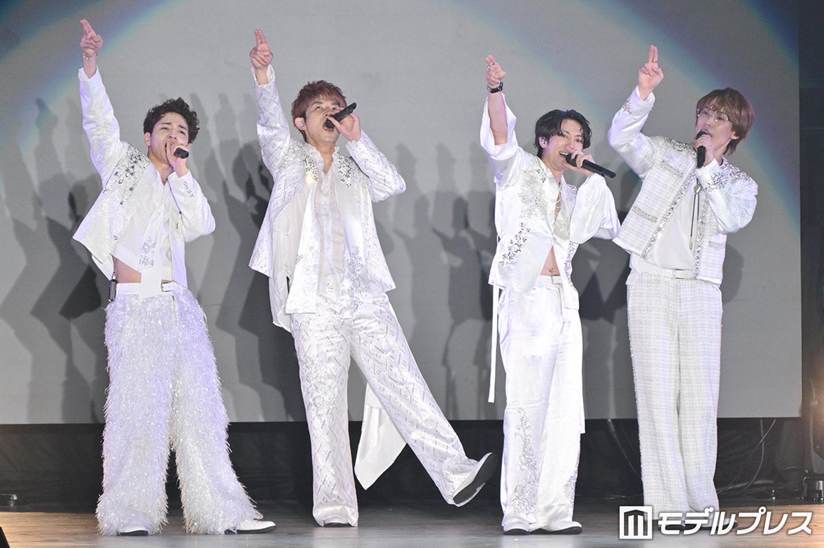 modelpress's tweet photo. ◤ふぉ～ゆ～「ガルアワ」インタビュー◢

約30年の“回り道”経て40歳目前でCDデビュー
「いつでも花が咲く」🌸
4人が語る“夢を叶える秘訣”
https://t.co/AzVTt2AEO3

辰巳雄大には田中樹から謎の不在着信📱
「結局何の用事なのかわかっていない（笑）」

#ガルアワ2026AW @4U_STAFF https://t.co/jof4Jvsa8G