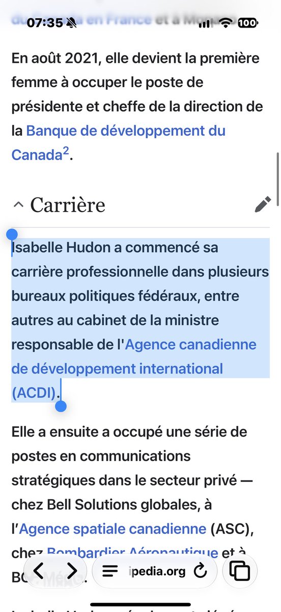SimonDemelo's tweet photo. @JdeMontreal @sophiedurocher L’ancêtre de AFFAIRES MONDIALES CANADA, cette patente à gosse qui gaspille notre argent dans des projets woke et DEI aux 4 coins de la planète… Allez lire son CV c’est qq chose. https://t.co/KYsLHXPBWo