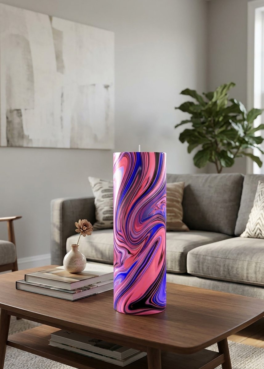 habatour20's tweet photo. Bring a bold artistic accent to your space with this vibrant #pillarcandle featuring a mesmerizing liquid #swirlpattern.
Available at : https://t.co/woGNdffBVu
#AbstractCandle #FluidArt #abstractdesign #abstractdesigns #liquidart #swirldesign #swirldesigns #pillarcandlesforsale https://t.co/dlFWL9Sl8d