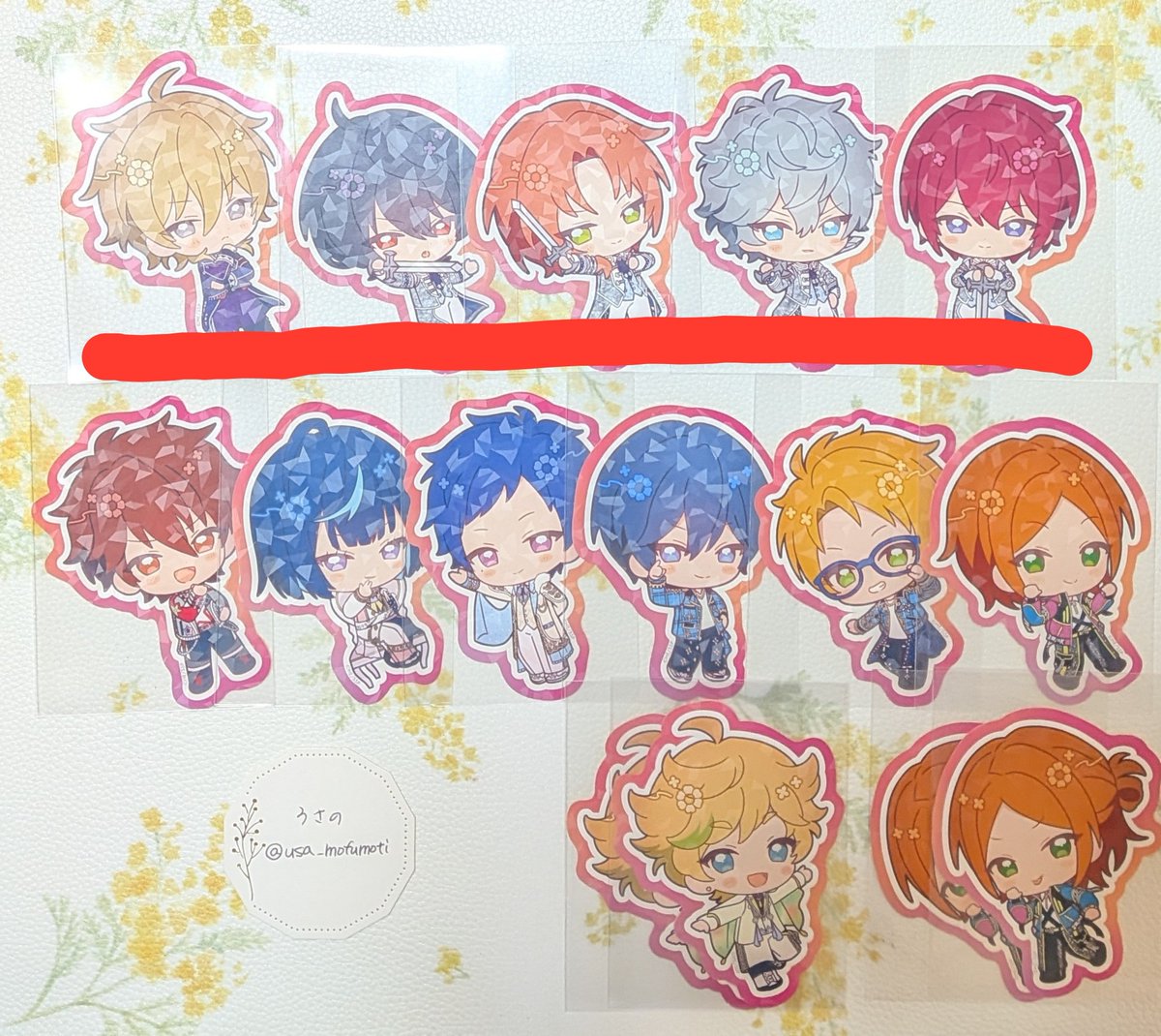 usa_mofumoti's tweet photo. 【️交換・譲渡】あんスタ  アニカフェ  キッチンカー  ステッカー

【️譲】画像のもの

【️求】
《イースター》  
  ☆こはく  ☆ジュン  ☆望見   奏汰   アドニス
《スタフォニ》
   なずな   光

  譲渡▶ 200円＋送料（交換優先） 

↓詳細はリプ欄にて https://t.co/IEIIYwfDSM
