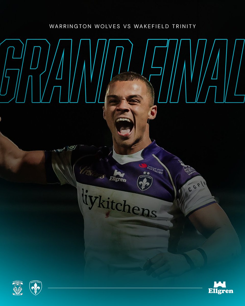 OfficialEllgren's tweet photo. The stage is set... 🔥🏆

Wakefield Trinity and Warrington Wolves go head-to-head with the season’s biggest prize on the line.

One game. One stage. One chance to make history.

#Ellgren | #WhereTheGameBegins https://t.co/sRynoXnRDj