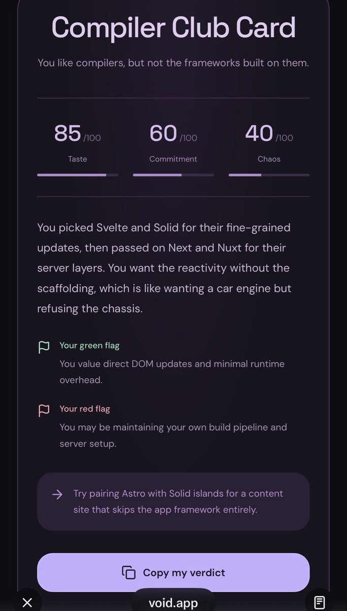 aladicf's tweet photo. @cnakazawa Having Nextjs there but not Tanstack Start should be a crime..
If Tanstack Start didnt exist i guess i would be happy with Solid or Svelte 🤷🏻‍♂️
Pls add more options, we got Svelte Kit, Solid Start, Tanstack Start(React and Solid) missing 🙏🏻 https://t.co/qNmkXN9hAz