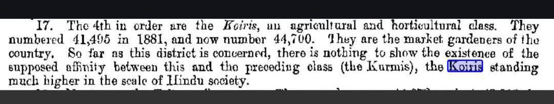 Truepilledverma's tweet photo. New copium for 65 guwaars earlier they claimed that koeris aren't above Kurmis in social hierarchy of caste but here's the twist maadharchod koets and Kurmis together stand much higher in the scale of hindu society https://t.co/dlBPo5k6RU