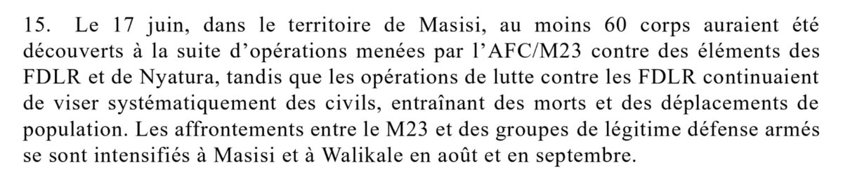 NormanIshimwe's tweet photo. Le dernier rapport du Secrétaire général de l’ONU contient un constat qui doit être au cœur de la mise en œuvre de l’Accord de Washington : les opérations de lutte contre les FDLR « continuaient de viser systématiquement des civils, entraînant des morts et des déplacements de population ». 

Ce constat s’inscrit dans une réalité historique qu’on ne peut ignorer. Depuis près de trente ans, Kigali invoque la menace des FDLR dans le contexte d’interventions au Congo et de conflits impliquant ses proxys successifs — AFDL, RCD, CNDP puis M23 — au cours desquels de très graves crimes, dont des crimes de masse documentés, ont frappé des réfugiés rwandais et des populations hutu.

Le fait que le rapport évoque ici les FDLR dans le contexte des « groupes de légitime défense armés » est également révélateur d’une réalité trop souvent ignorée : celle de populations réfugiées qui vivent depuis des décennies sous la menace de massacres, de déplacements et de rapatriements forcés, et pour lesquelles la prise des armes répond avant tout à une logique de protection et de survie. Cette réalité doit être pleinement prise en compte dans tout processus de désarmement. 

Dès lors, la neutralisation des FDLR prévue par l’Accord de Washington ne peut devenir un nouveau prétexte pour exposer ces populations à la violence. La priorité doit être leur protection et la création des conditions permettant un retour volontaire, digne, sécurisé et massif des réfugiés rwandais dans leur pays.

Cela exige l’implication des États-Unis, des pays de la sous-région et de l’ensemble de la communauté internationale pour amener Kigali à un véritable dialogue avec ces populations et créer les conditions politiques de leur retour.

Les acteurs armés, les acteurs politiques et les acteurs civils concernés ou issus des communautés de réfugiés, qui ont soutenu l’Accord de Washington ainsi que le protocole de désarmement, de démobilisation et de cantonnement des FDLR qui s’inscrit dans sa mise en œuvre, doivent désormais être rassurés et accompagnés par l’ensemble des parties prenantes, notamment par des garanties crédibles quant à la protection des populations réfugiés rwandaise et à la recherche d’une solution politique durable à la question des réfugiés rwandais.

On ne peut durablement résoudre la question des FDLR sans résoudre celle des réfugiés rwandais.

@US_SrAdvisorAF @JBorgstam @ymahmoudali @MONUSCO