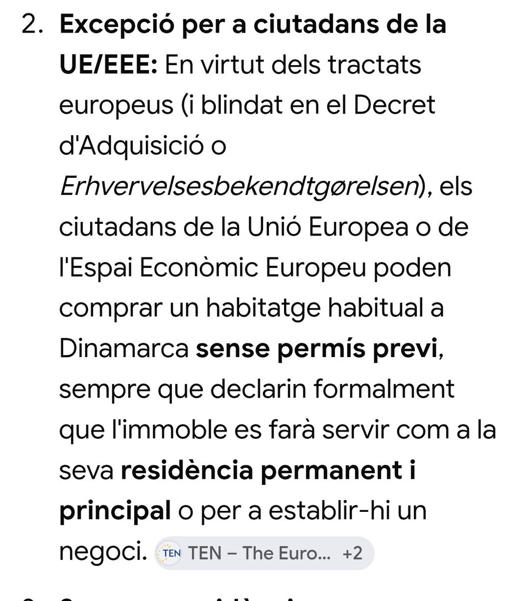 JoanAntoniMateu's tweet photo. @KRLS Hi ha països on encara mana el poble i no són animalons de granja com Dinamarca:
«Llei d'Adquisició de Béns Immobles» https://t.co/A6BEhmZ5XO