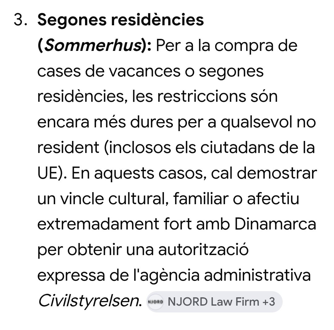 JoanAntoniMateu's tweet photo. @KRLS Hi ha països on encara mana el poble i no són animalons de granja com Dinamarca:
«Llei d'Adquisició de Béns Immobles» https://t.co/A6BEhmZ5XO