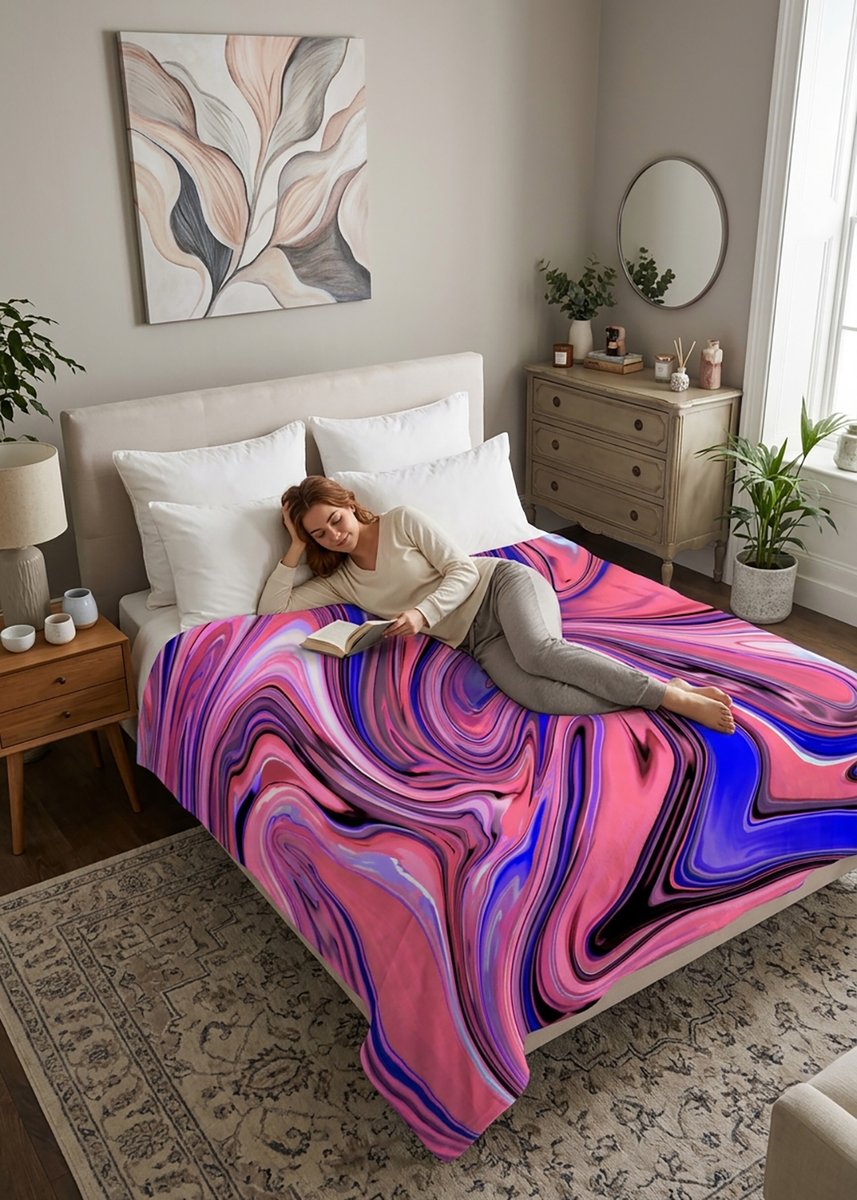 habatour20's tweet photo. Wrap yourself in a world of flowing color with this vibrant #abstractblanket.
Available at : https://t.co/eYjBrjbQrg
#AbstractBlanket #FluidArt #LiquidSwirl #PinkAndBlue #abstractdesign #abstractdesigns #modernartdesign #liquiddesign #blanketforsale #swirlart #blanketsforsale https://t.co/iDc10pEh9F