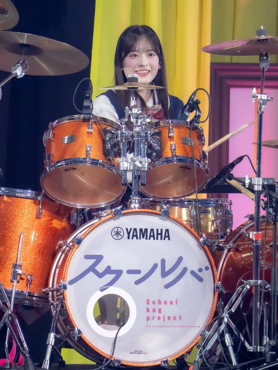 Saki_kondo0223's tweet photo. スクールバッグ計画のドラム担当です🥁 https://t.co/AZIuDMqnPj