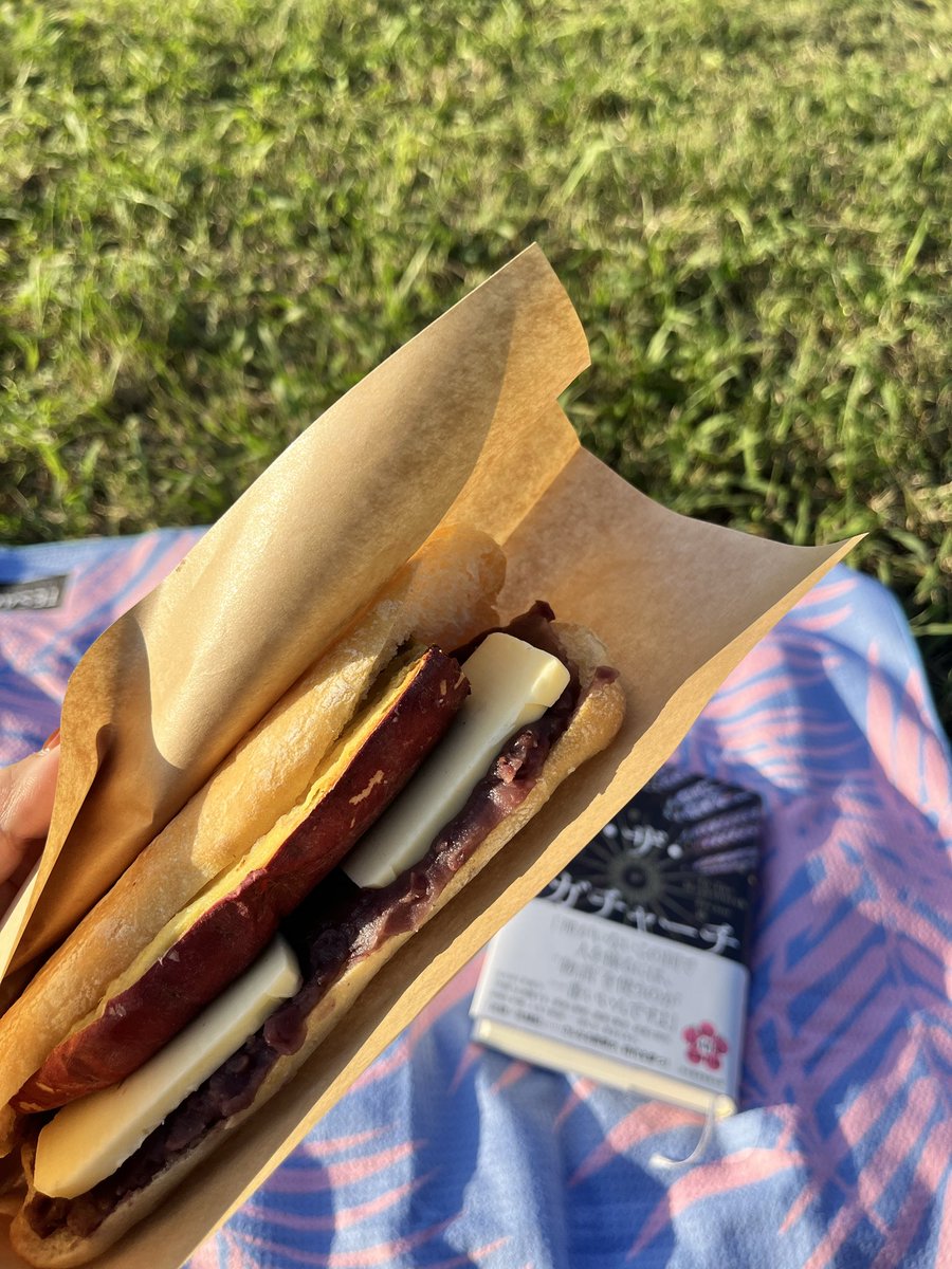 sari_curates's tweet photo. 公園でカロリー爆弾な焼き芋あんバターを頬張りながら、読書📚秋を満喫中♡
先日変えたテラコッタ💅もお気に入り！ https://t.co/cKQ2K2FU1I