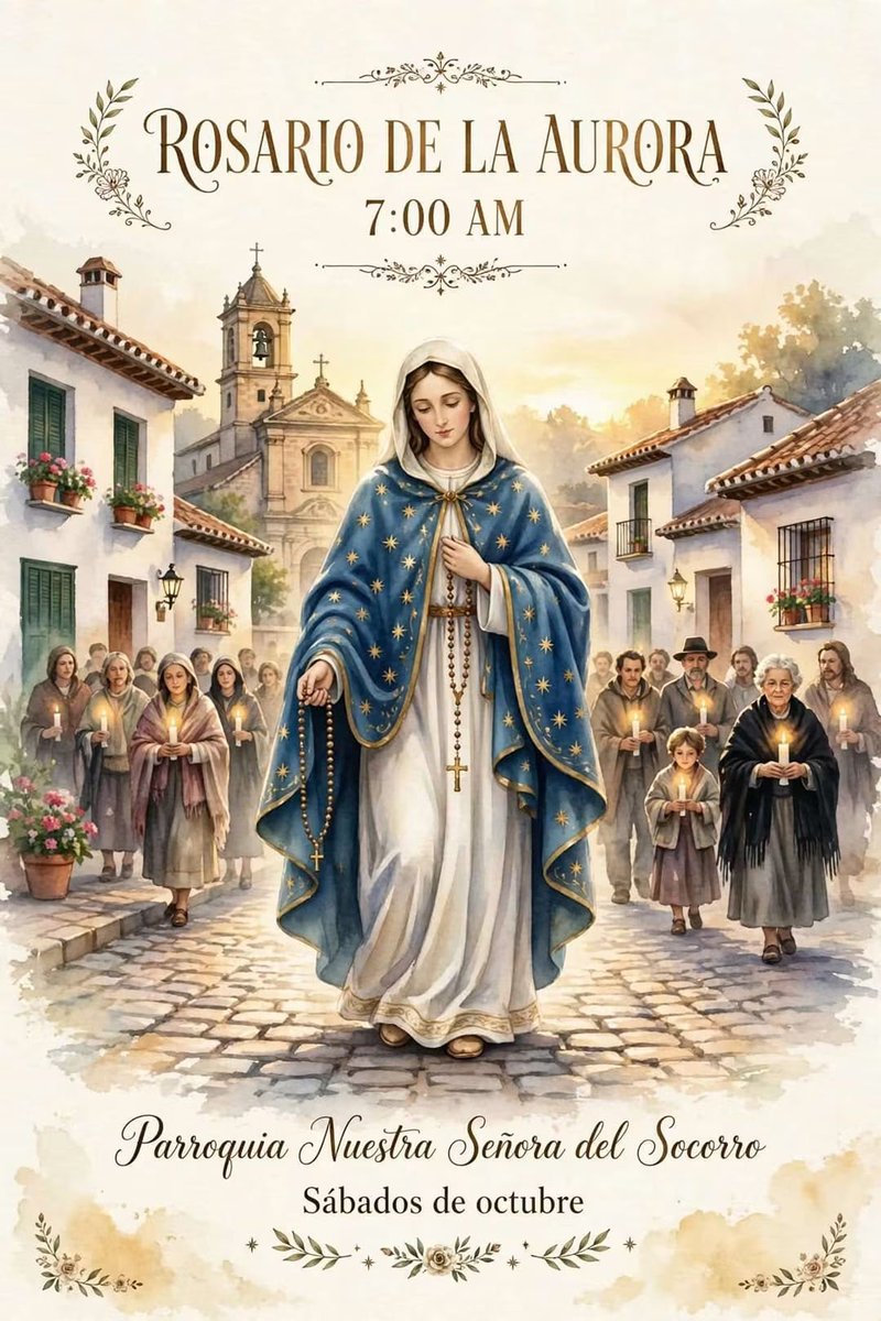 JAlconchel's tweet photo. Todos los Sábados de Mes de Octubre
El Rosario de la Aurora de Benalup-CasasViejas del 2026 A Partir de la 7:00 de la Mañana .
#benalupcasasviejas #benalup #eventosreligioso #eventos #casasviejas https://t.co/06P0Kt645k
