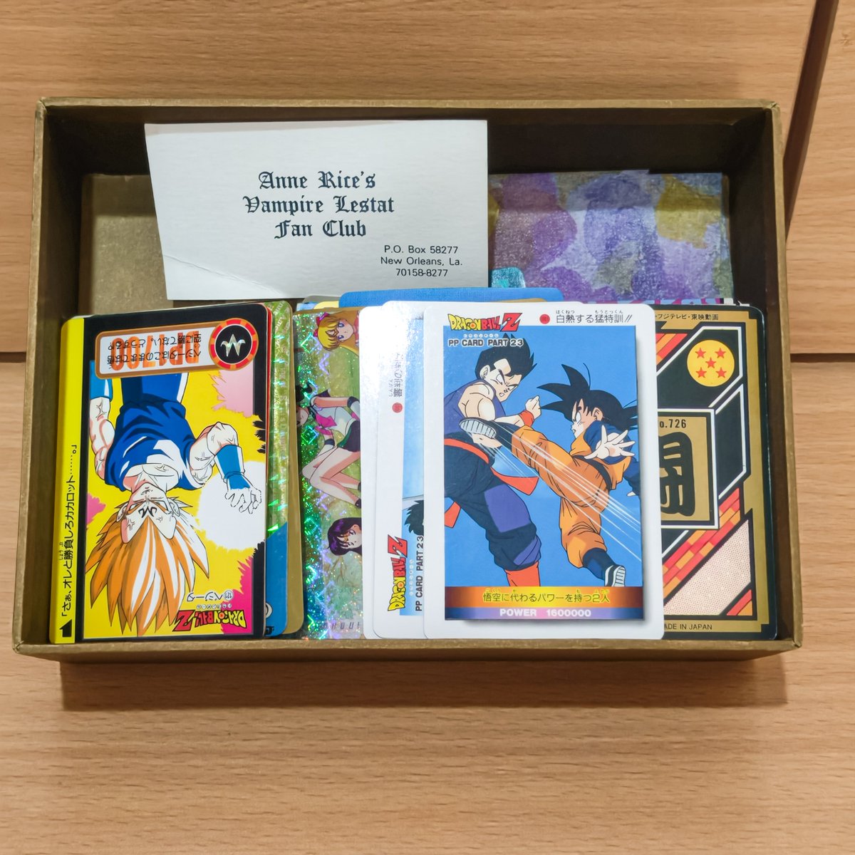 Ainiveon's tweet photo. Taking a trip down memory lane. These were what I collected and traded in my teenage years. And yes I loved Interview With the Vampire with Tom Cruise and Brad Pitt that I joined Anne Rice's Vampire Fan Club #animefan #tradingcards #sailormoon #dragonball https://t.co/V5FmhZecJu