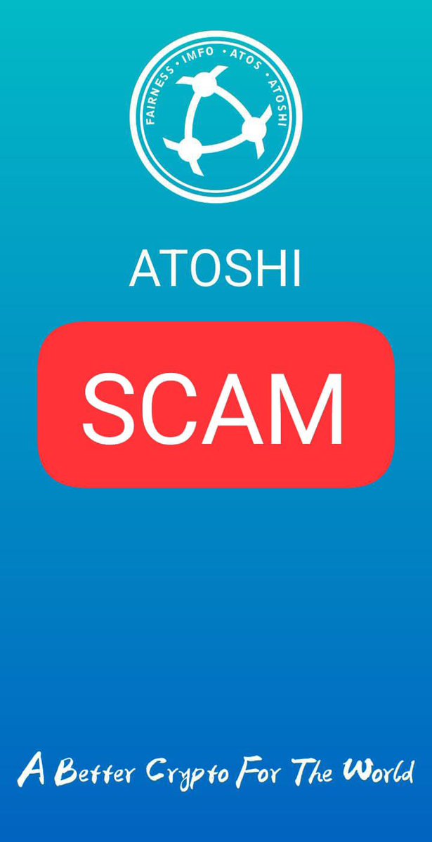 fatima_ali4702's tweet photo. @atoshiofficial 🚨 BOYCOTT ATOSHI 🚨

Years of ad revenue from users, while miners still report unpaid rewards and a lack of transparency.

❌ Don’t watch ads
❌ Don’t use it
❌ Don’t refer anyone
❌ Don’t promote it
📢 Share everywhere. Users deserve transparency.
#BoycottAtoshi #Atoshi #Crypto https://t.co/6FxQN3jLXA
