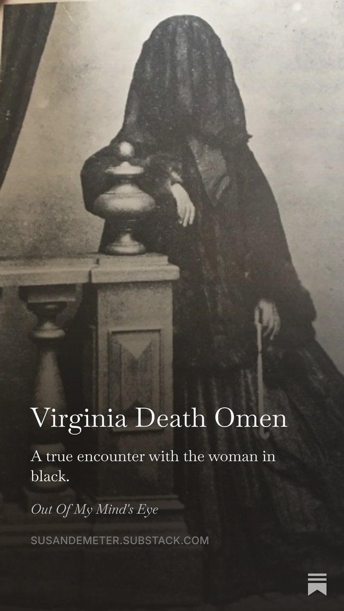 SusanDemeter's tweet photo. Who was this apparition dressed all in black? A #ghost, an omen, or something even weirder? Please let me know your thoughts on this eerie report in the comments and if you are enjoying my posts please do share Happy Spooky Saturday! 
https://t.co/SpaT2EzNbz https://t.co/phv0o5ATvA
