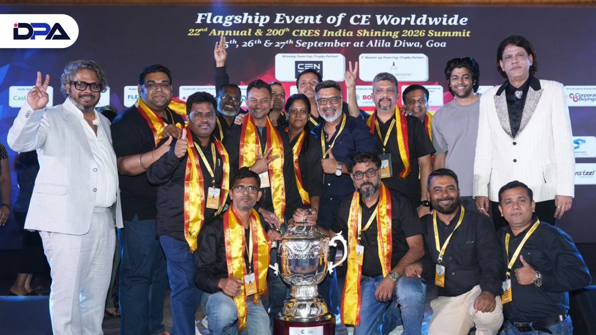 DecimalP's tweet photo. A proud moment for us at Decimal Point Analytics as Girish Lele, Vice President - Administration, was recognised as part of the team (Workplace Wizards) that secured the First Runner-Up Trophy at the 22nd Annual & 200th CRES India Shining 2026 Summit in Goa.

The 15-member cross-functional team was tasked with developing an end-to-end GCC launch strategy for a global banking organisation entering India, covering workforce and workplace strategy, operating model, financial planning, governance, sustainability and operational resilience.

The recognition reflects the strength of collaborative thinking, structured problem-solving and cross-functional expertise.

Congratulations to Girish on this well-deserved achievement.

#DecimalPointAnalytics #EmployeeAchievement #Leadership #GCC #WorkplaceStrategy #Teamwork