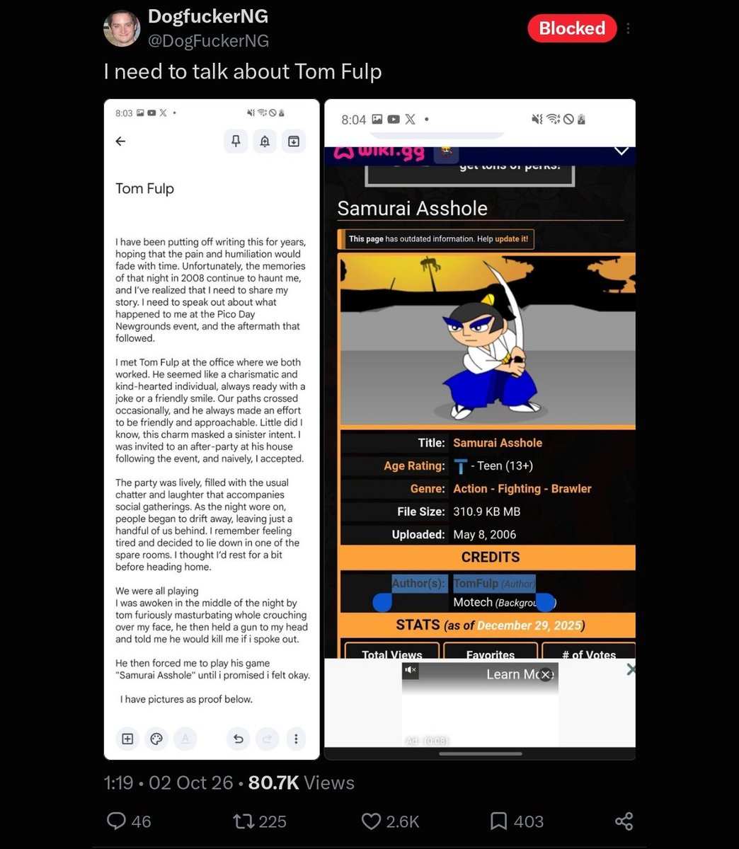 EamoAlt's tweet photo. Putting what Chris did aside for a second, I think the way Oney fan's have responded to this has completely killed any love I ever had for this stupid fucking YouTube channel man.

Like look at this shit with 2.5k likes man I never want to be associated with these animals again. https://t.co/gGxqTrOsWI