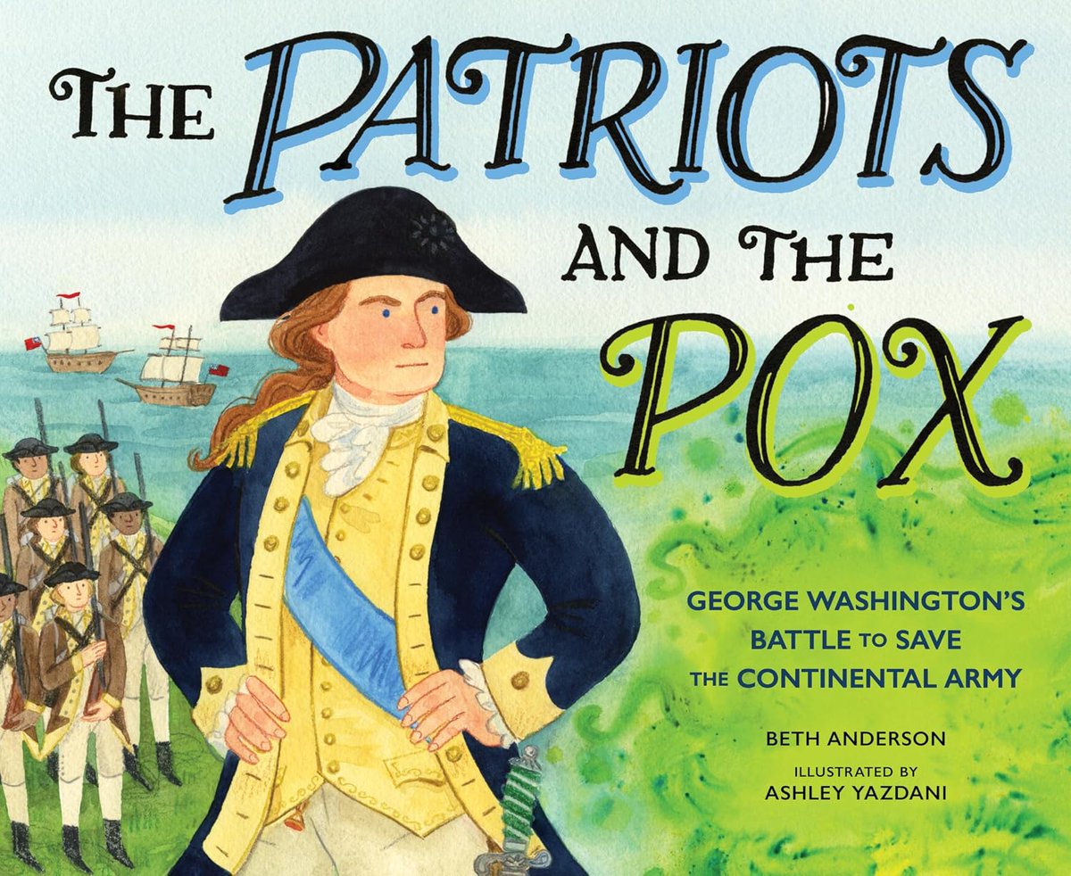 MariaMarshall_'s tweet photo. Stunning #PPBF NF book capturing General George Washington's struggles w/smallpox &amp; immunity during the revolutionary war. https://t.co/ReVRuN2w54 Beth Anderson @ashleyyazdani Calkins Creek #kidlit #history #smallpox #revolution https://t.co/IweSUSYXq4